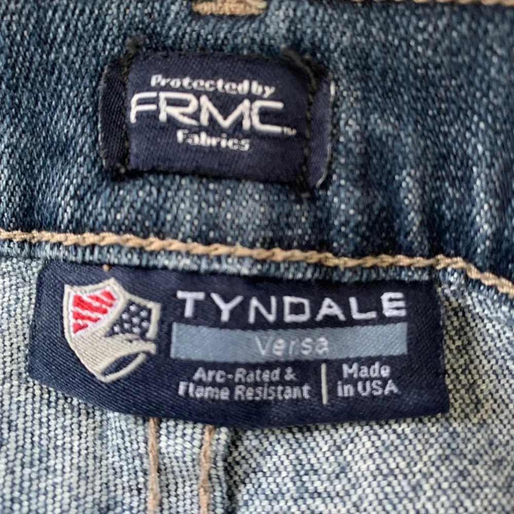 Tyndale PRO FRMC CAT 2 Flame Resistant Jeans Men 33x32 USA Made Workwear